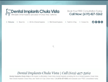 Tablet Screenshot of dentalimplantschulavista.com